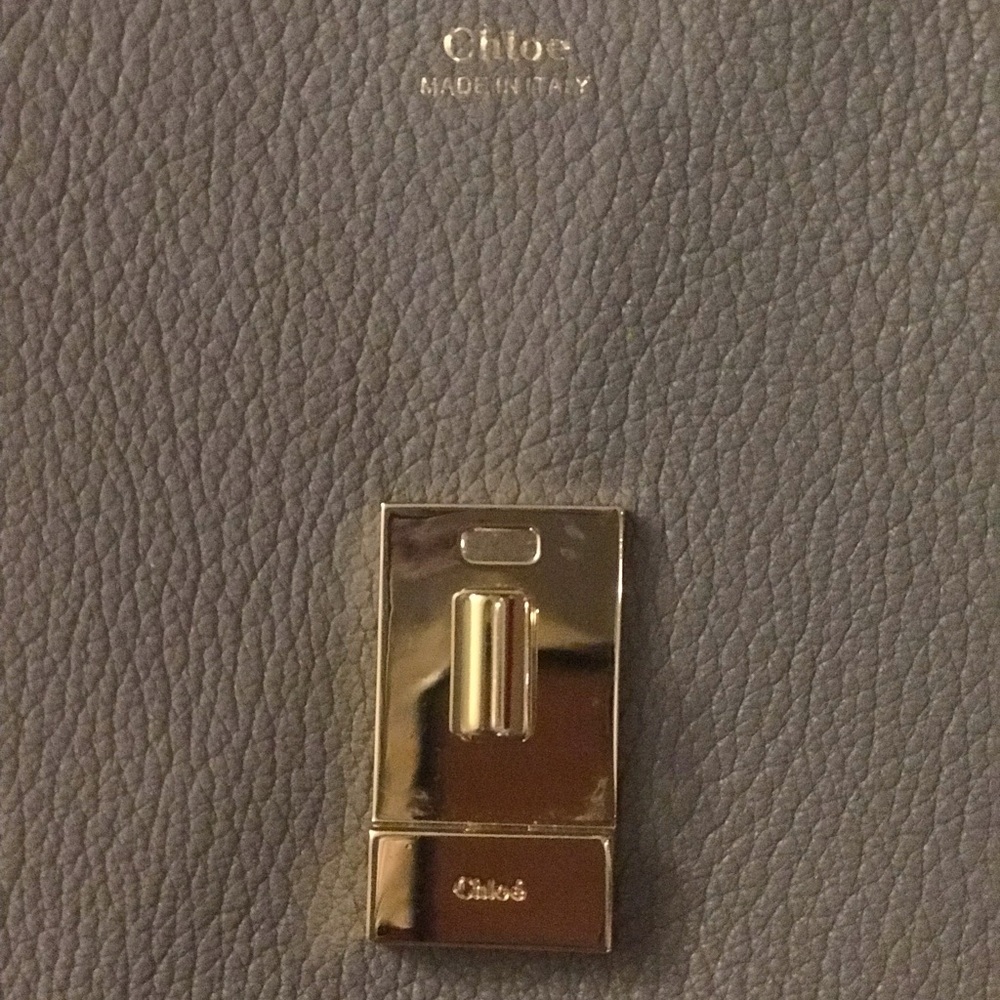 CHLOE Drew Shoulder Bag Motty Grey - Picture 5 of 8